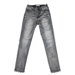 BKE Parker Universal Fit High Rise Ankle Skinny Jeans Women's Sz 25 Faded Black